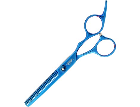 GEPARD Pravoruká pinzeta pro kadeřníky 6,0 offsetové nůžky na vlasy pro stříhání v kadeřnických salonech Superior line